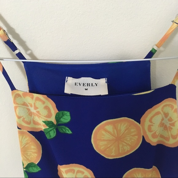 ModCloth Everly Orange Print Dress M - Picture 4 of 7